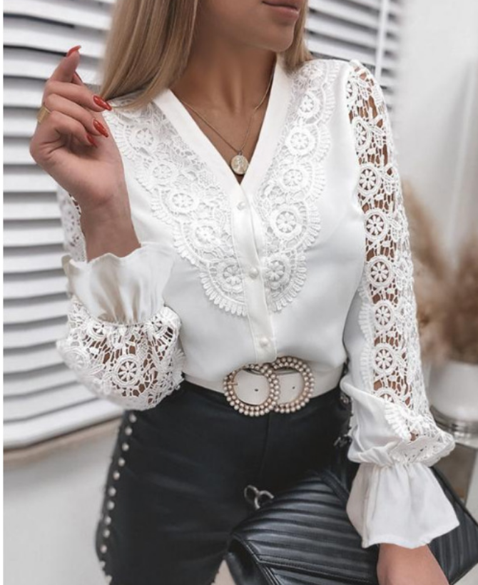 BLUSA ENCAJE